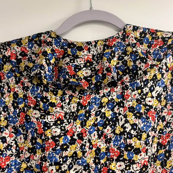 Veronica Beard Long Sleeve Multicolor floral dress - Picture 4 of 6